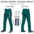 Custom Aqua Navy White-Navy Classic Fit Stretch Practice Loose-fit Baseball Pants