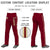 Custom Crimson Khaki Crimson-Khaki Classic Fit Stretch Practice Loose-fit Baseball Pants