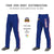 Custom Royal Blue Red White-Red Classic Fit Stretch Practice Loose-fit Baseball Pants