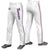 Custom White Royal Blue White-Red Classic Fit Stretch Practice Loose-fit Baseball Pants