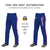 Custom Royal Blue Red White-Red Classic Fit Stretch Practice Loose-fit Baseball Pants