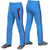 Custom Powder Blue Red Navy-Red Classic Fit Stretch Practice Loose-fit Baseball Pants