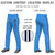 Custom Powder Blue Navy White-Navy Classic Fit Stretch Practice Loose-fit Baseball Pants