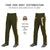 Custom Olive Gold01 White-Gold01 Classic Fit Stretch Practice Loose-fit Baseball Pants