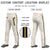 Custom Khaki Black Old Gold-Black Classic Fit Stretch Practice Loose-fit Baseball Pants