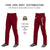 Custom Crimson Khaki Crimson-Khaki Classic Fit Stretch Practice Loose-fit Baseball Pants