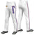 Custom White Royal Blue White-Red Classic Fit Stretch Practice Loose-fit Baseball Pants