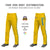 Custom Gold01 Green White-Green Classic Fit Stretch Practice Loose-fit Baseball Pants