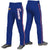 Custom Royal Blue Red White-Red Classic Fit Stretch Practice Loose-fit Baseball Pants