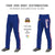 Custom Royal Blue Red White-Red Classic Fit Stretch Practice Loose-fit Baseball Pants