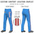 Custom Powder Blue Red White-Red Classic Fit Stretch Practice Loose-fit Baseball Pants