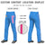 Custom Powder Blue Pink White Classic Fit Stretch Practice Loose-fit Baseball Pants