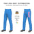 Custom Powder Blue Pink White Classic Fit Stretch Practice Loose-fit Baseball Pants