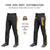 Custom Black Gold01 White-Gold01 Classic Fit Stretch Practice Loose-fit Baseball Pants