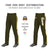 Custom Olive Gold01 White-Gold01 Classic Fit Stretch Practice Loose-fit Baseball Pants