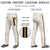 Custom Khaki Black Old Gold-Black Classic Fit Stretch Practice Loose-fit Baseball Pants