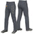 Custom Dark Gray Black White-Black Classic Fit Stretch Practice Loose-fit Baseball Pants