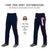 Custom Navy Red White-Red Classic Fit Stretch Practice Loose-fit Baseball Pants