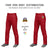 Custom Red Black Pinstripe Fit Stretch Practice Loose-fit Baseball Pants