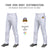 Custom White Royal Blue Pinstripe Fit Stretch Practice Loose-fit Baseball Pants