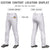 Custom White Purple Pinstripe Fit Stretch Practice Loose-fit Baseball Pants