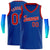 Custom Royal Red Round Neck Rib-Knit Basketball Jersey