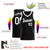 Custom Black White Round Neck Rib-Knit Basketball Jersey