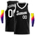 Custom Black White Round Neck Rib-Knit Basketball Jersey