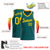 Custom Aqua Yellow Round Neck Rib-Knit Basketball Jersey