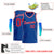 Custom Royal Red-White Round Neck Rib-Knit Basketball Jersey