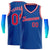 Custom Royal Red-White Round Neck Rib-Knit Basketball Jersey