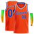 Custom Orange Blue-White Classic Tops Basketball Jersey