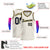 Custom Cream Navy-Yellow Round Neck Rib-Knit Basketball Jersey