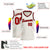 Custom Cream Red-Black Round Neck Rib-Knit Basketball Jersey