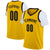 Custom Yellow Black Classic Tops Casual Fake Sleeve Basketball Jersey