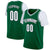 Custom Green White Classic Tops Casual Fake Sleeve Basketball Jersey