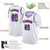 Custom White Pink Graffiti Pattern Tops Mesh Basketball Jersey