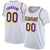 Custom White Purple Gold-2 Classic Tops Basketball Jersey