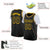 Custom Black Gold-2 Classic Tops Basketball Jersey