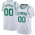 Custom White Kelly Green Classic Tops Basketball Jersey