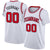 Custom White Red-Black Classic Tops Basketball Jersey