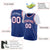 Custom Blue White-Red Classic Tops Basketball Jersey