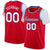 Custom Red White-Blue Classic Tops Basketball Jersey