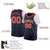 Custom Black Orange-White Classic Tops Basketball Jersey