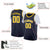 Custom Black Gold-2 White Classic Tops Basketball Jersey