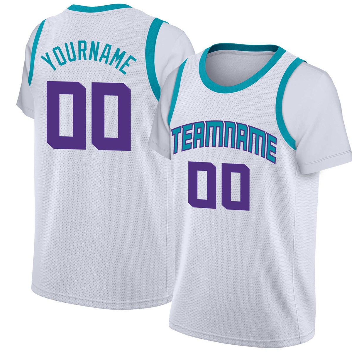 Custom White Black Classic Tops Basketball Jersey