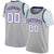 Custom Gray White-Purple Classic Tops Basketball Jersey