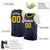 Custom Blue Gold-2 Classic Tops Basketball Jersey