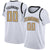 Custom White Gold-1 Black Classic Tops Basketball Jersey