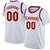 Custom White Red Classic Tops Basketball Jersey